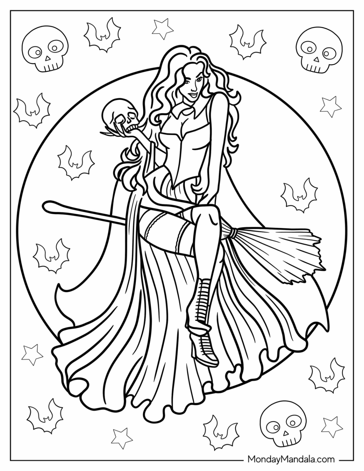 Hocus pocus coloring pages free pdf printables