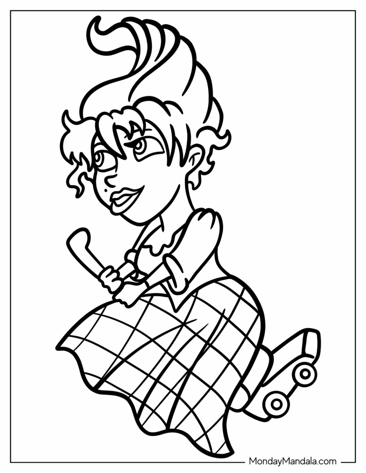 Hocus pocus coloring pages free pdf printables