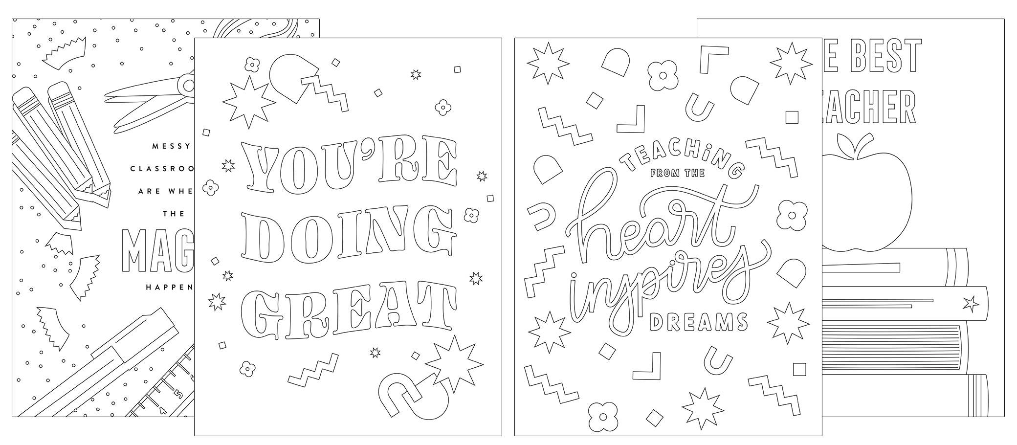 Want more happy coloring pages â the happy planner