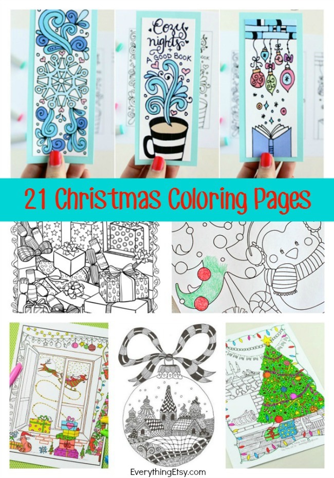 Christmas printable coloring pages