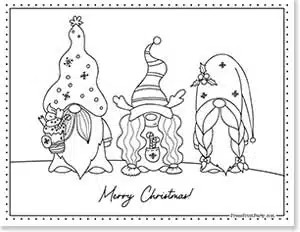 Free festive coloring pages for christmas perfect for kids