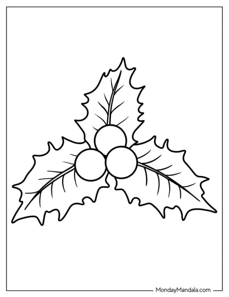 Leaf coloring pages free pdf printables