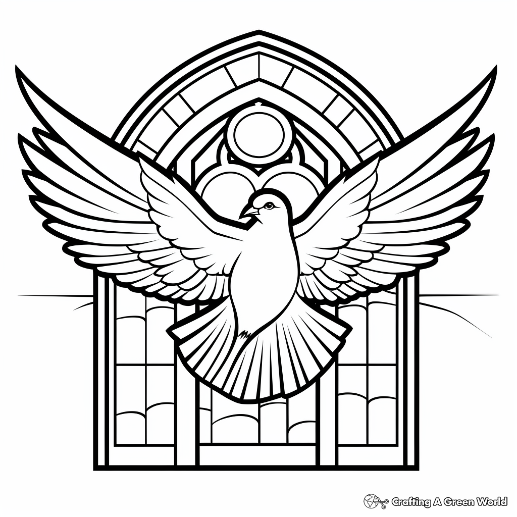 Holy spirit coloring pages