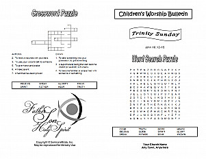 Trinity coloring childrens sermons from sermons