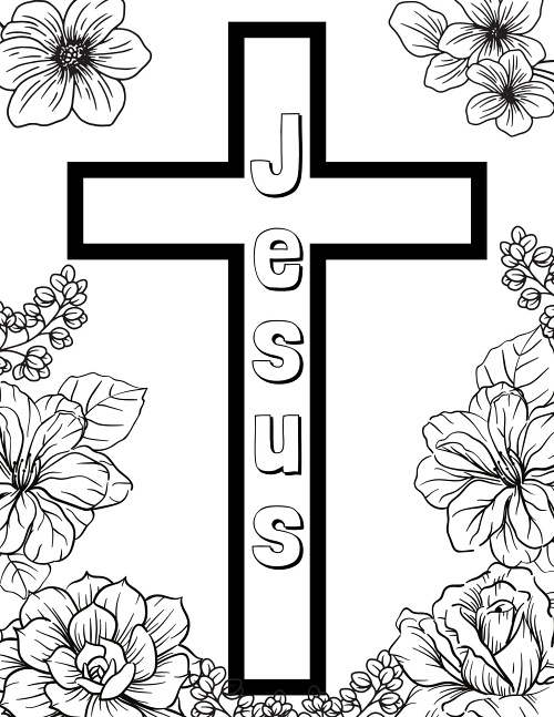 Free christian easter coloring pages