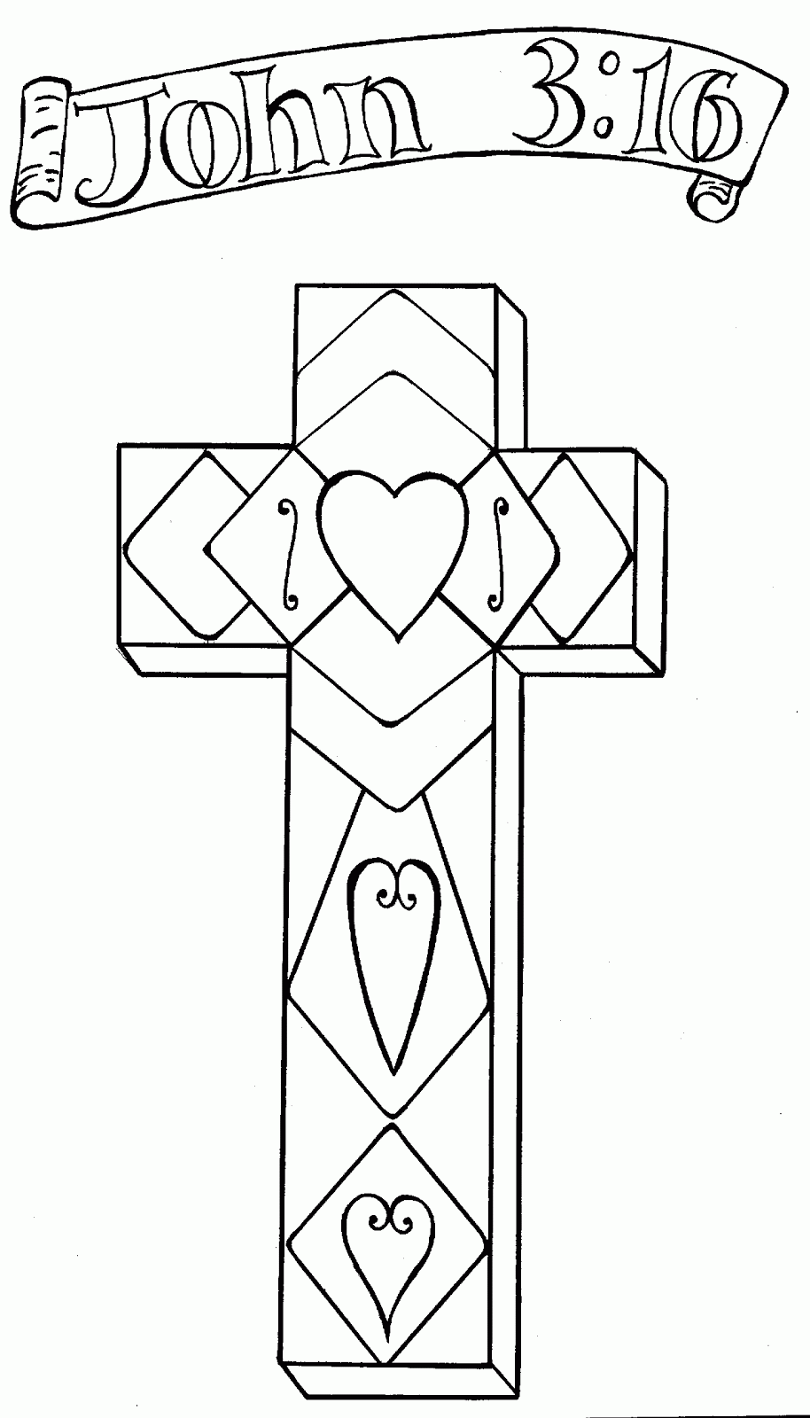 Religious easter coloring pages