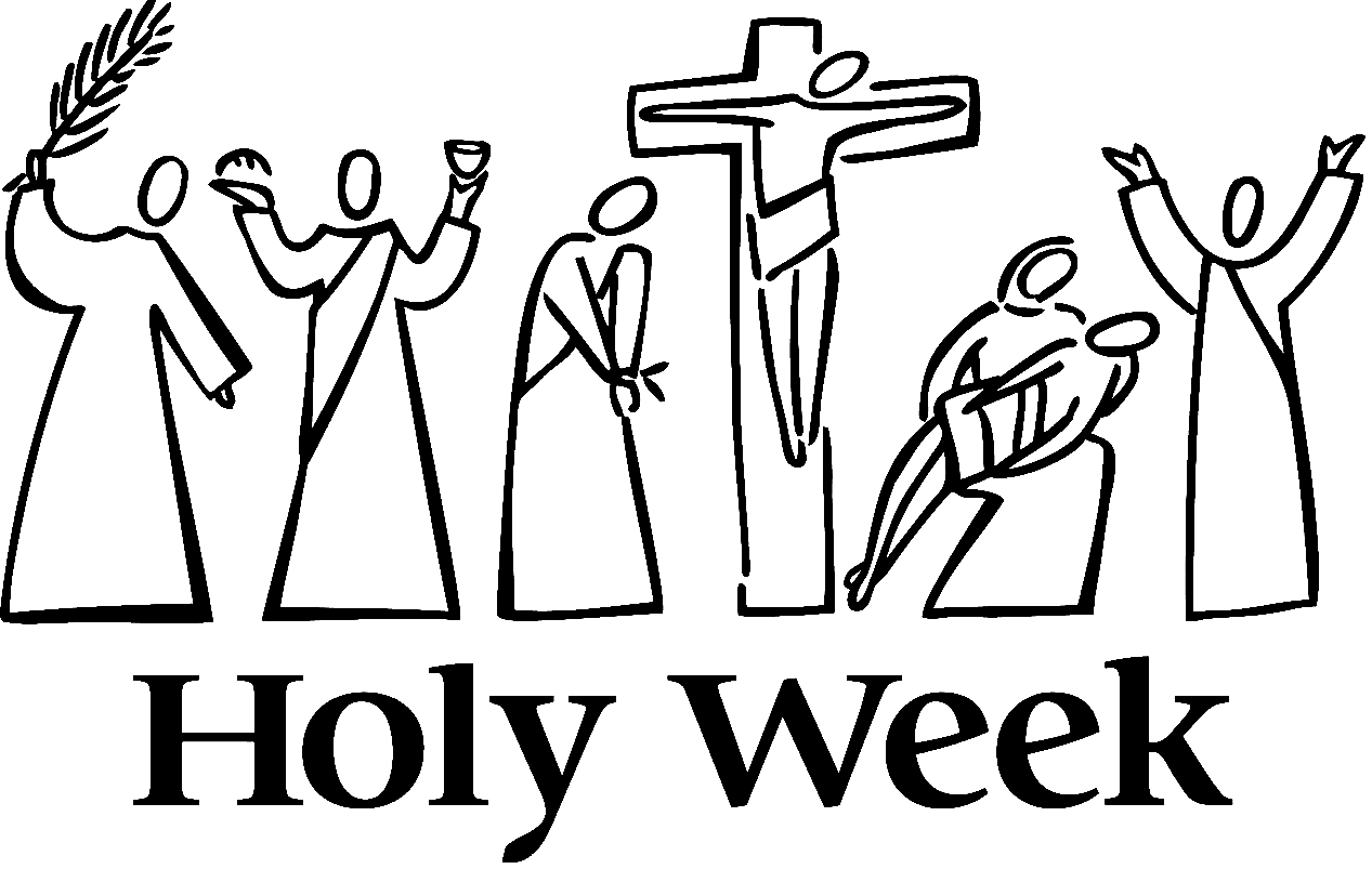 Holy week coloring page