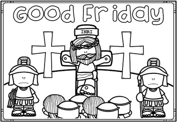 Easter holy week coloring pages bible theme by ponder and possible