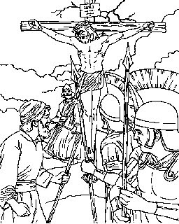 Holy week coloring pages and printables