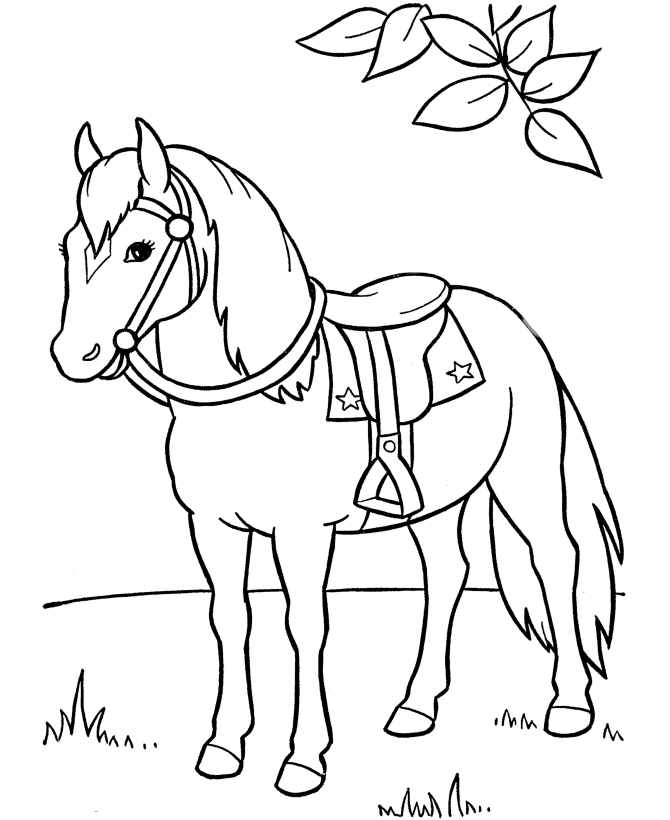 Coloring pages horse coloring pages