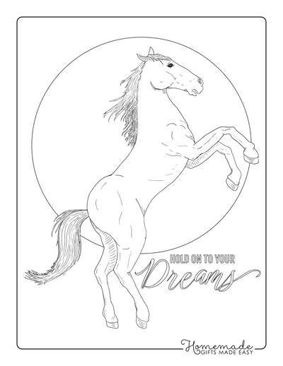 Best horse coloring pages for kids adults free printables