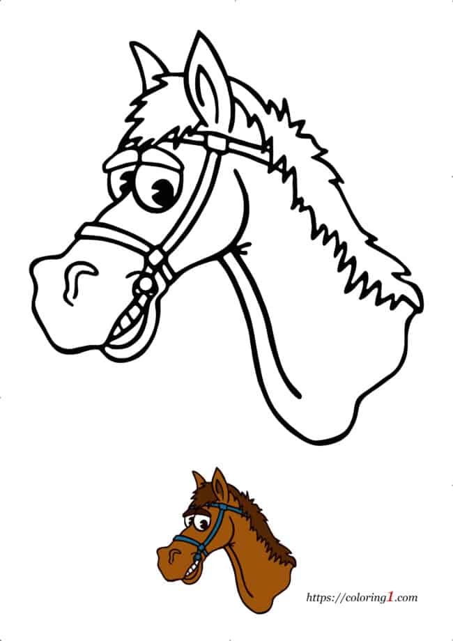 Horse coloring pages