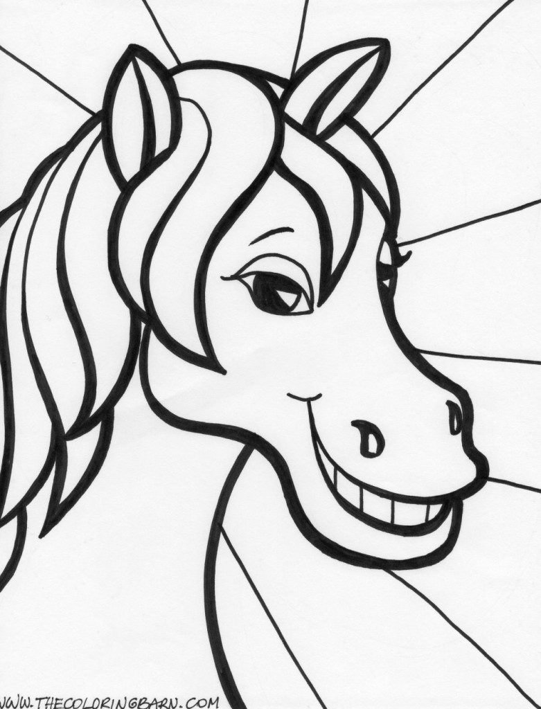 Horse coloring pages