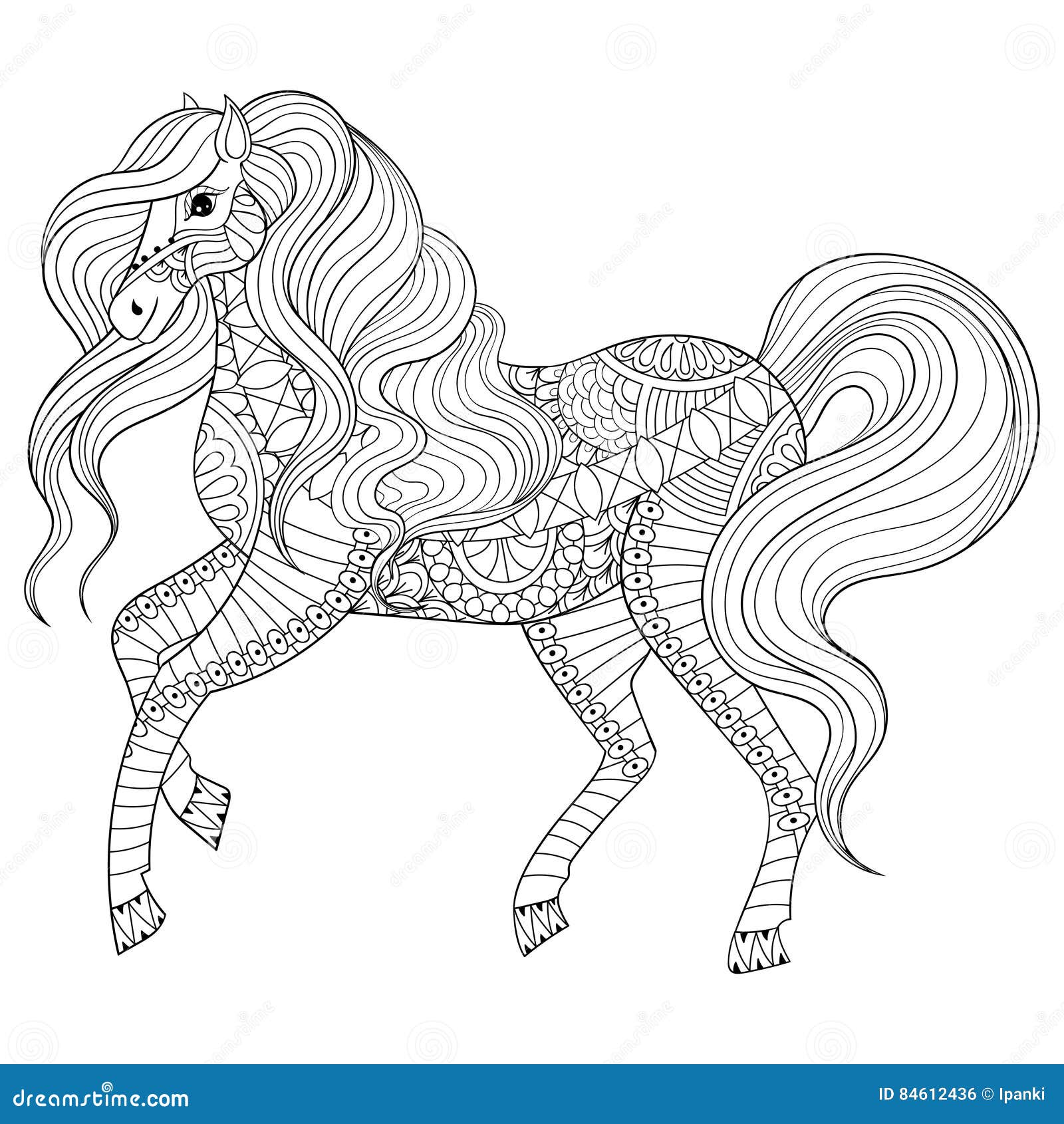 Horse mandala stock illustrations â horse mandala stock illustrations vectors clipart