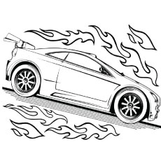 Top free printable hot wheels coloring pages online