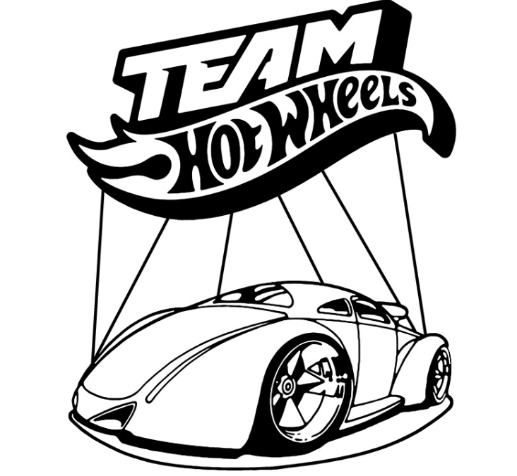 Hot wheels coloring pages