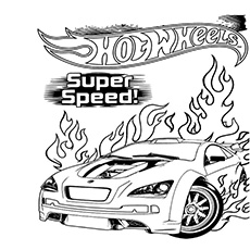 Top free printable hot wheels coloring pages online