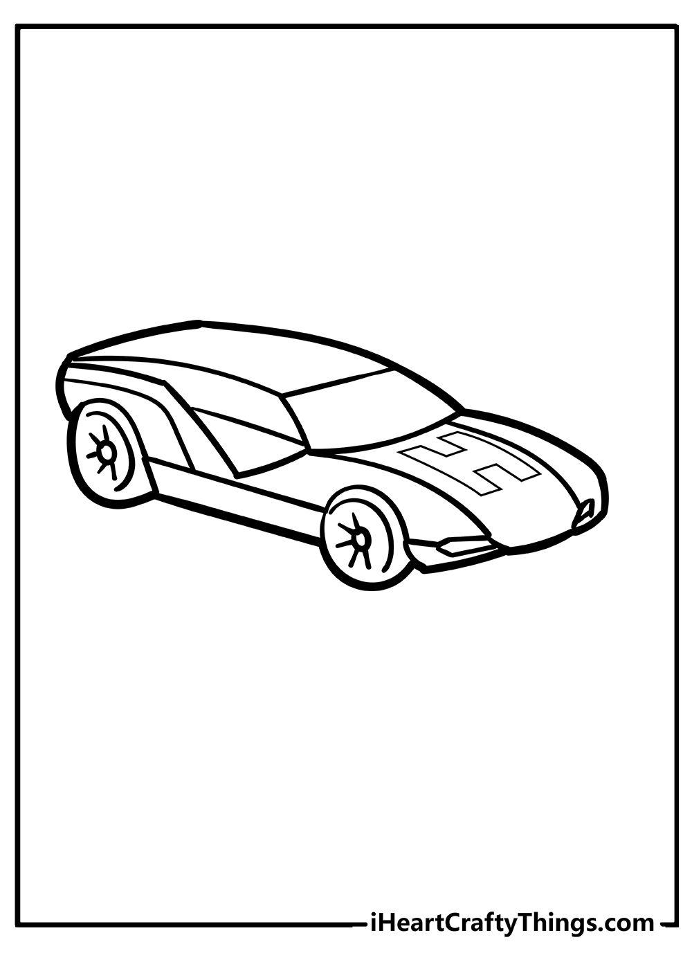 Hot wheels coloring pages free printables