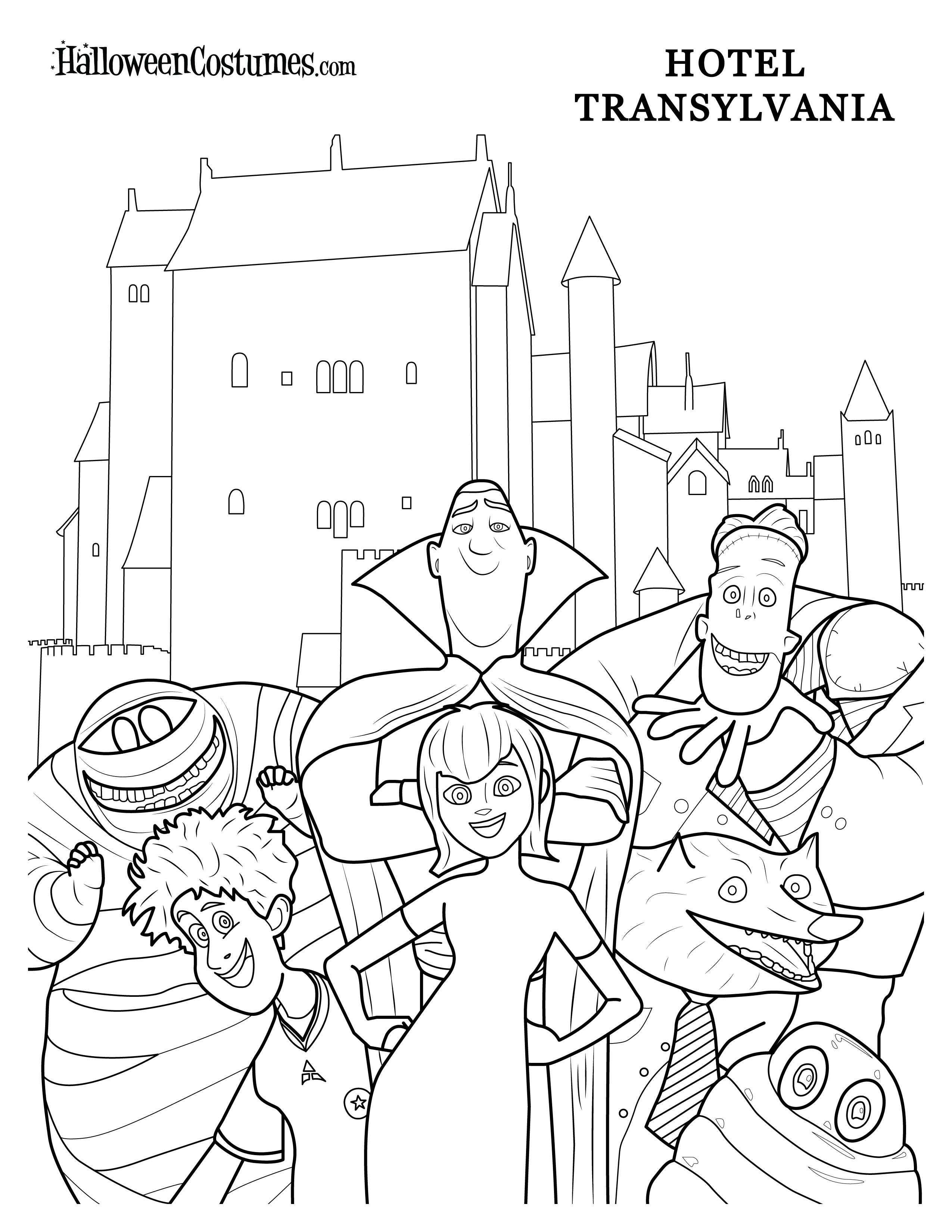 Halloween coloring pages printables