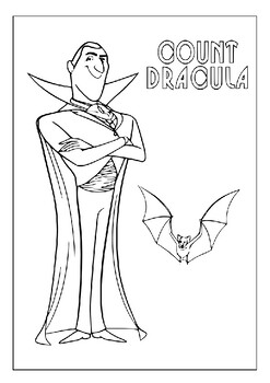 Count draculas crew awaits printable hotel transylvania coloring pages magic