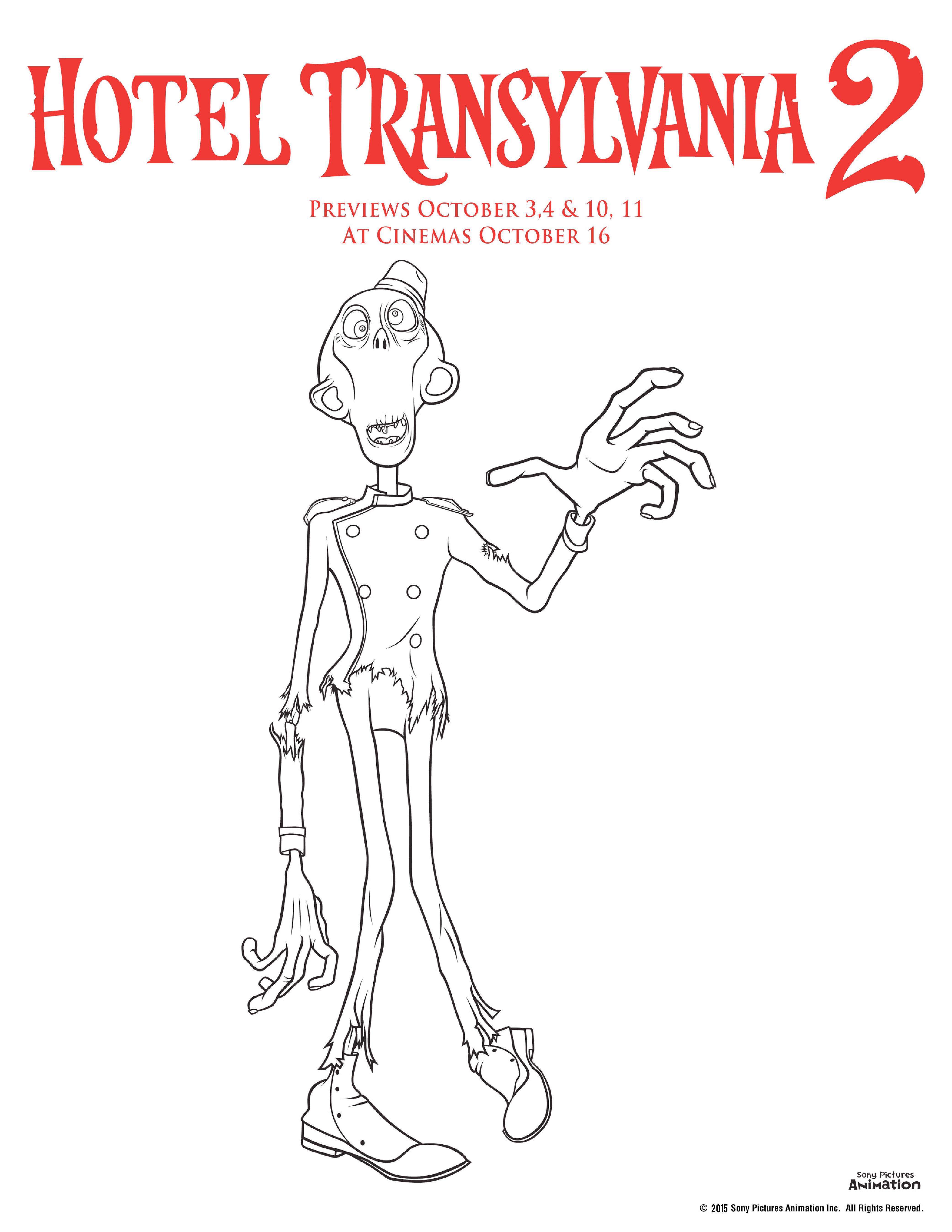 Hotel transylvania louring pages