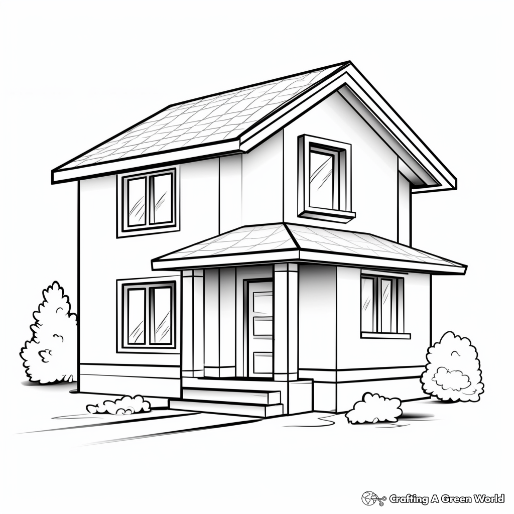 House coloring pages