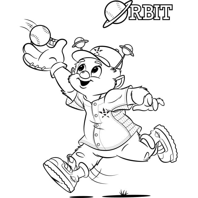 Astros activities coloring pages houston astros