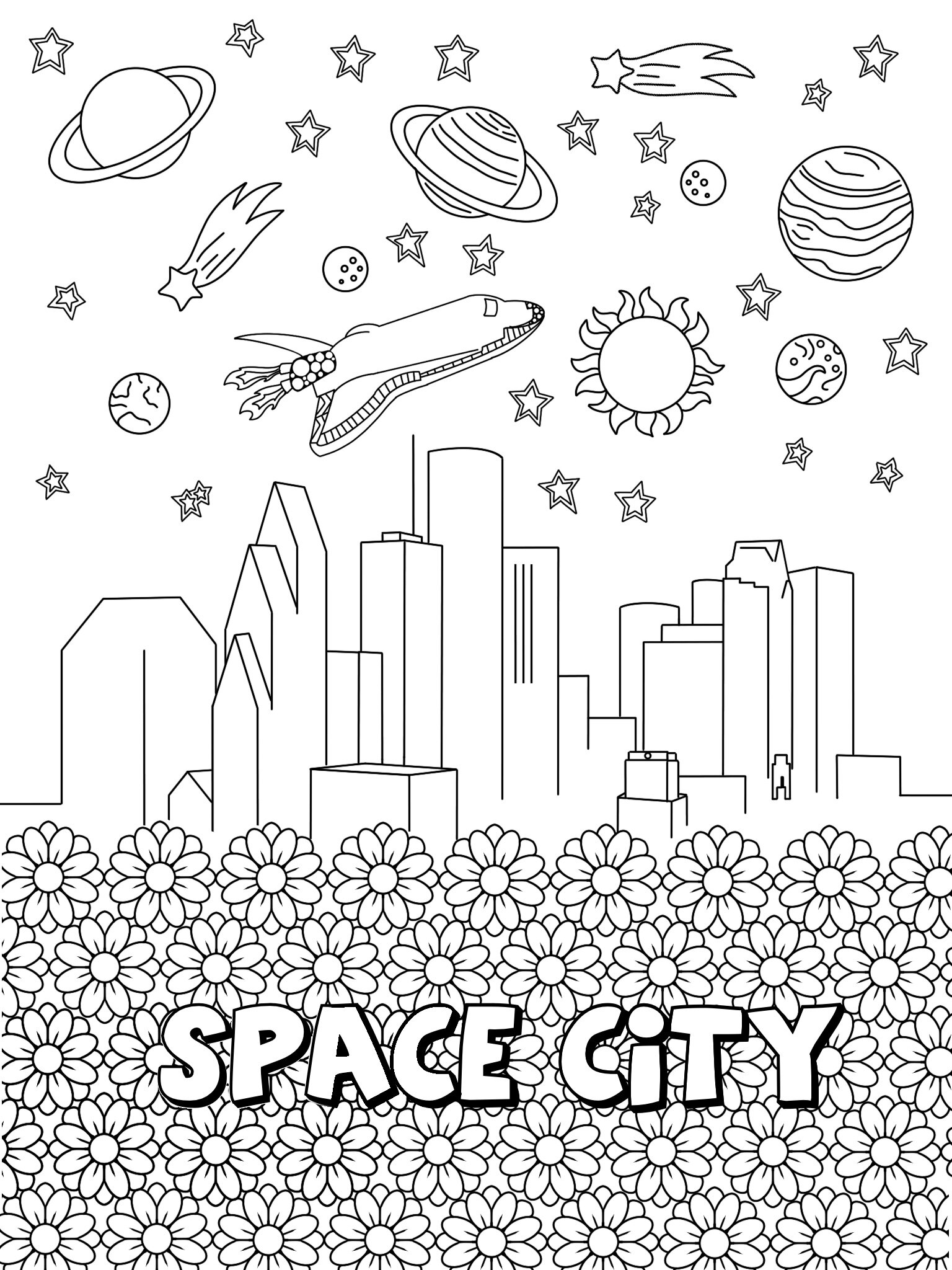 Houston coloring pages â