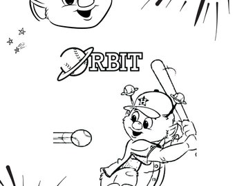 Astros coloring pages