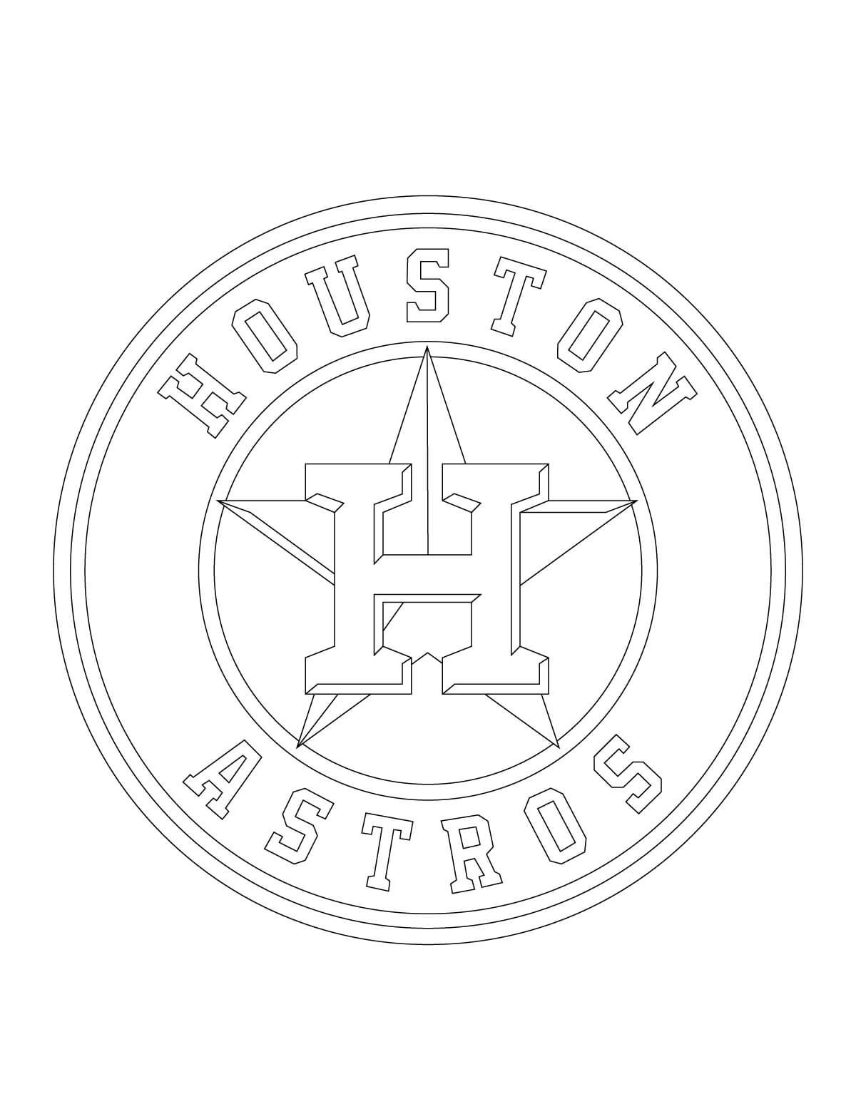 Printable houston astros coloring pages pdf ideas