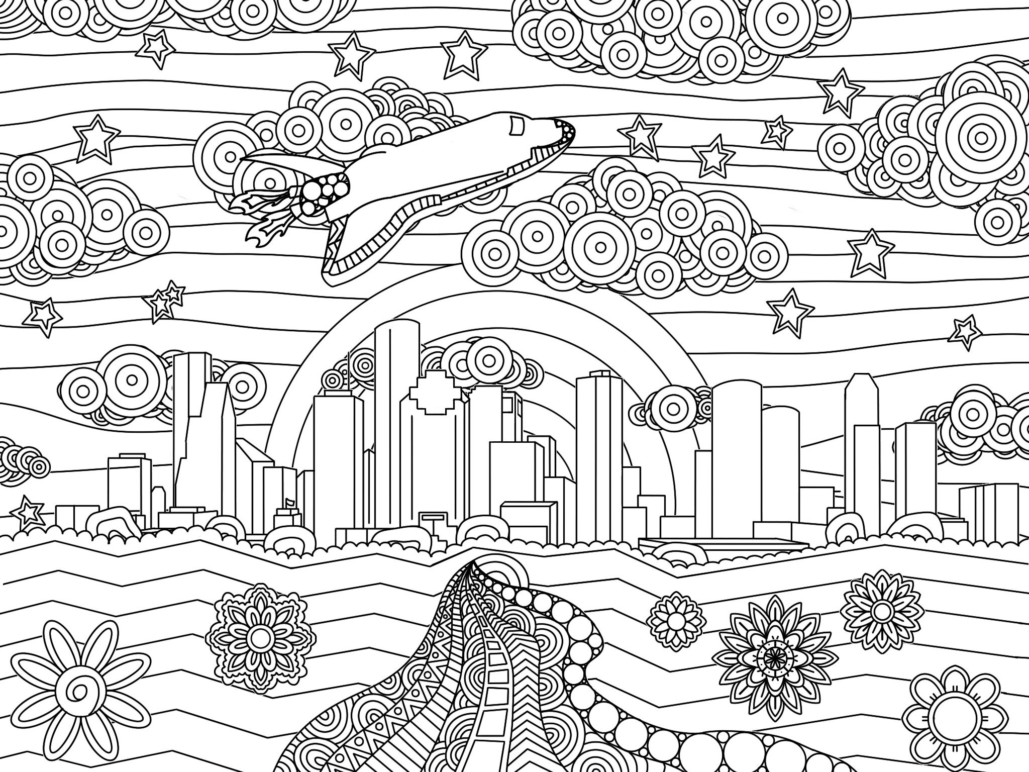 Houston coloring pages â