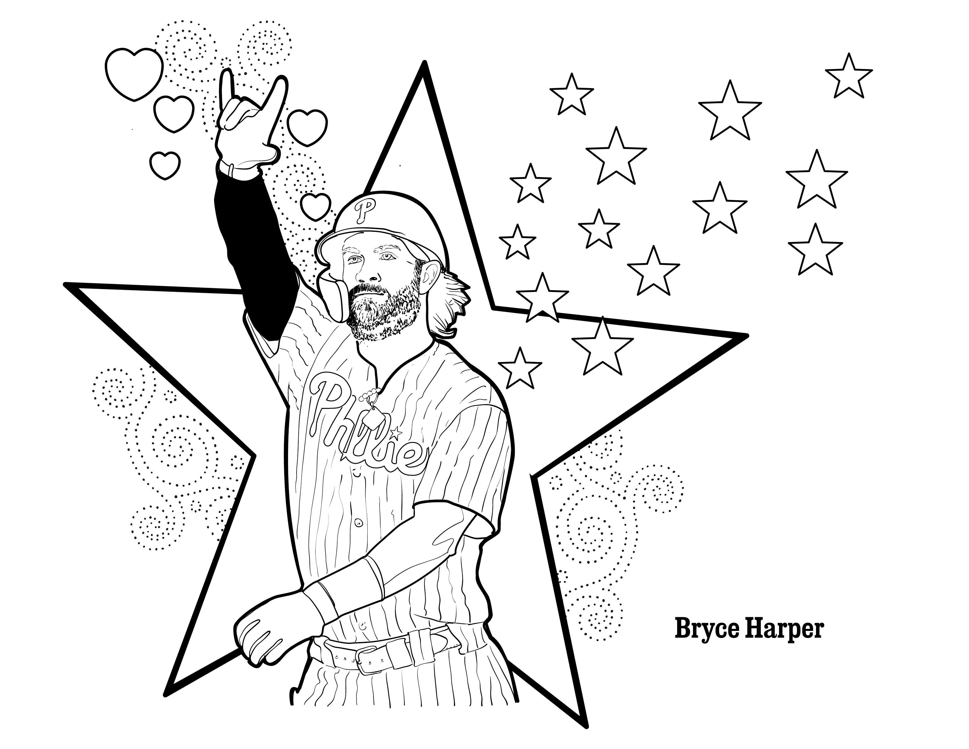 Philadelphia phillies coloring pages are trending download your free sheets