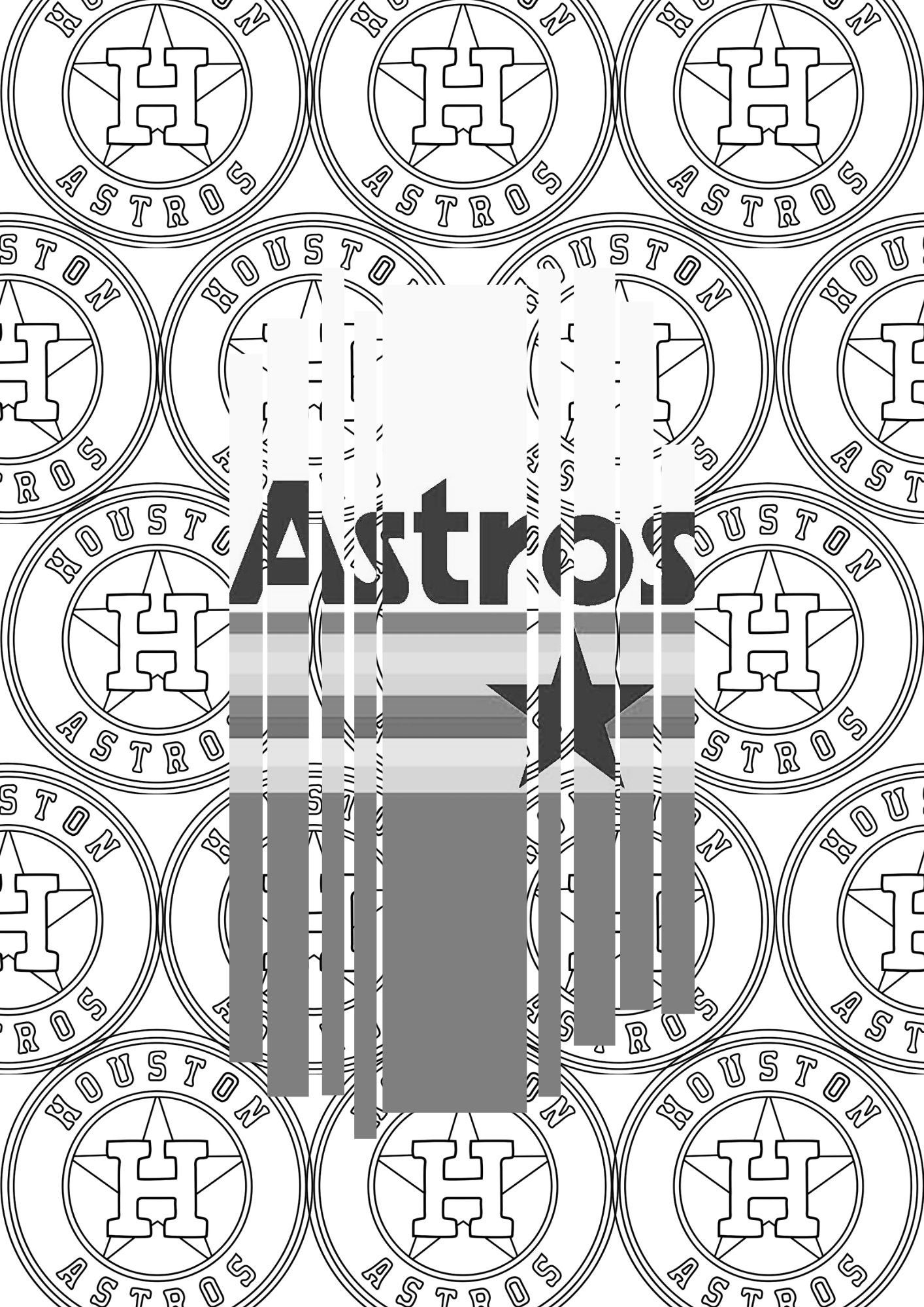 Astros coloring pages