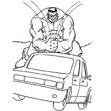 Popular hulk coloring pages for toddler