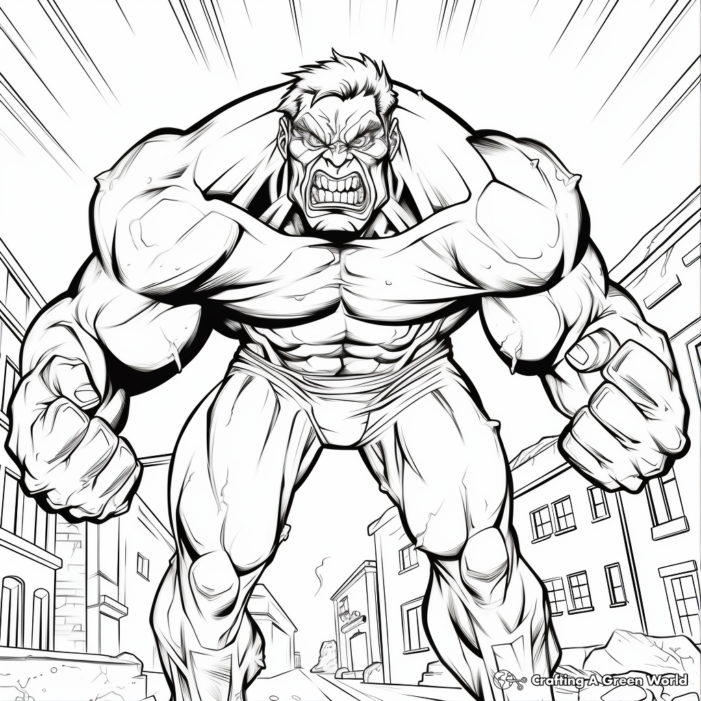 Hulk coloring pages