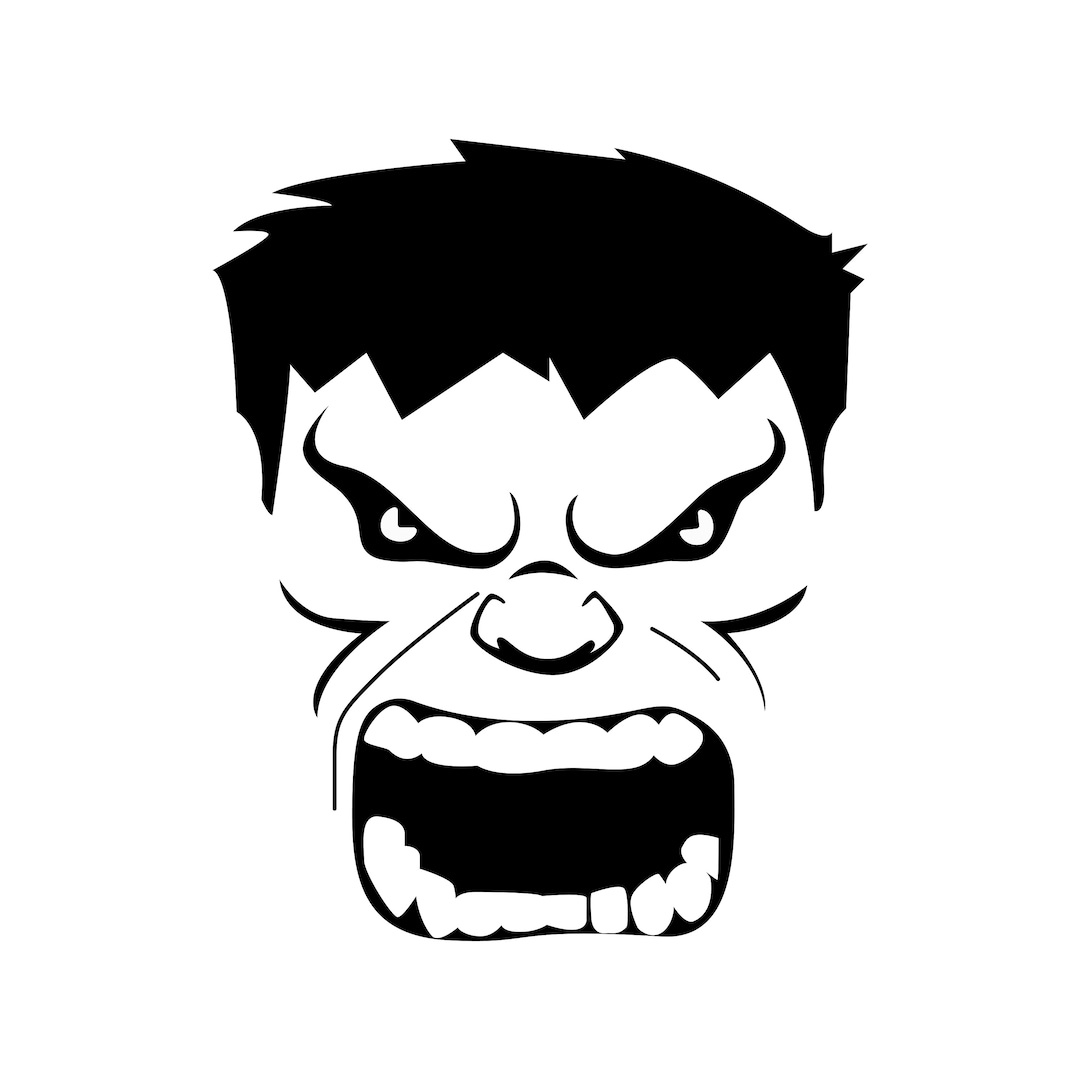 Hulk svg hulk face svg angry hulk svg png the incredible hulk svg