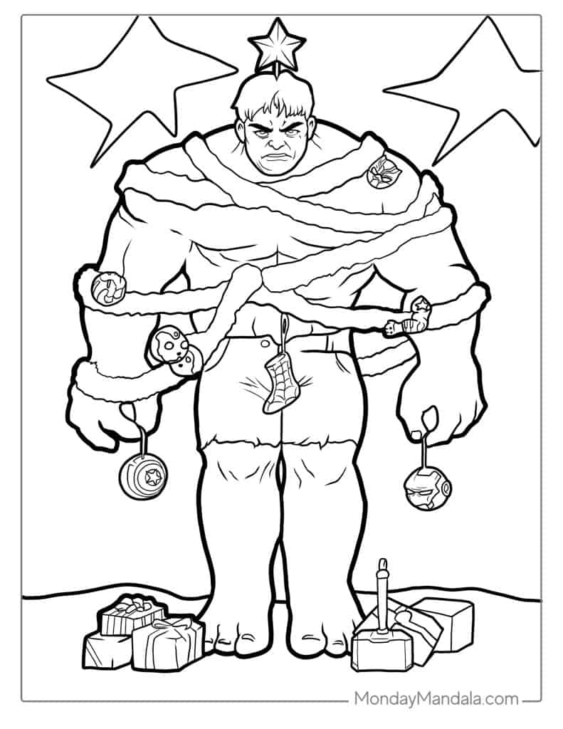 Hulk coloring pages free pdf printables