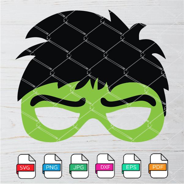 Hulk mask svg