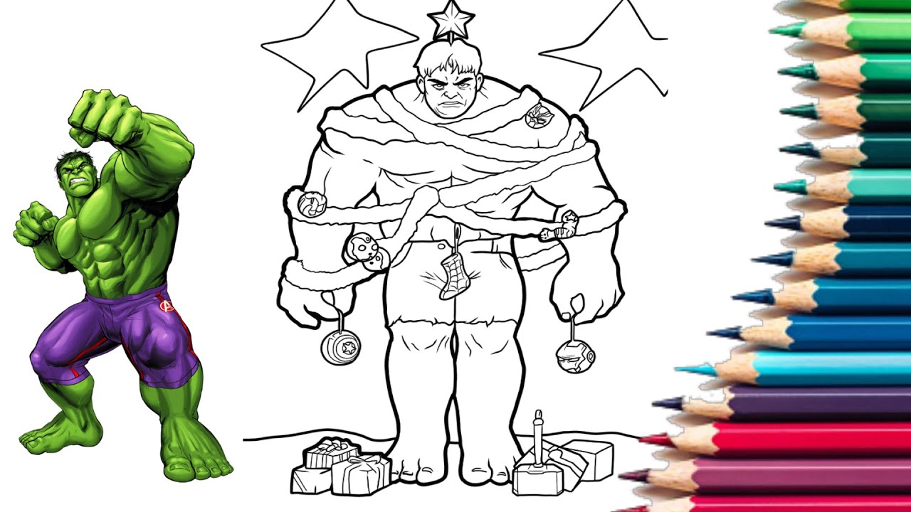 The shredded hulk body coloring pages hulk chistmas ð ð