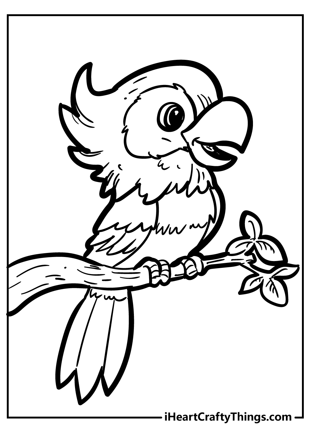 Bird coloring pages free printables