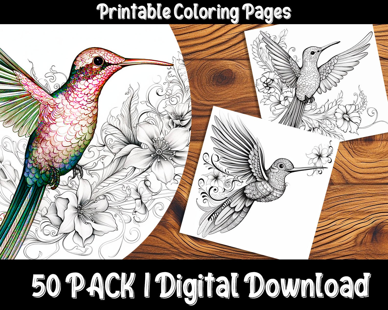 Exquisite hummingbird coloring pages engage in a relaxing activity with beautiful bird illustrations for all ages