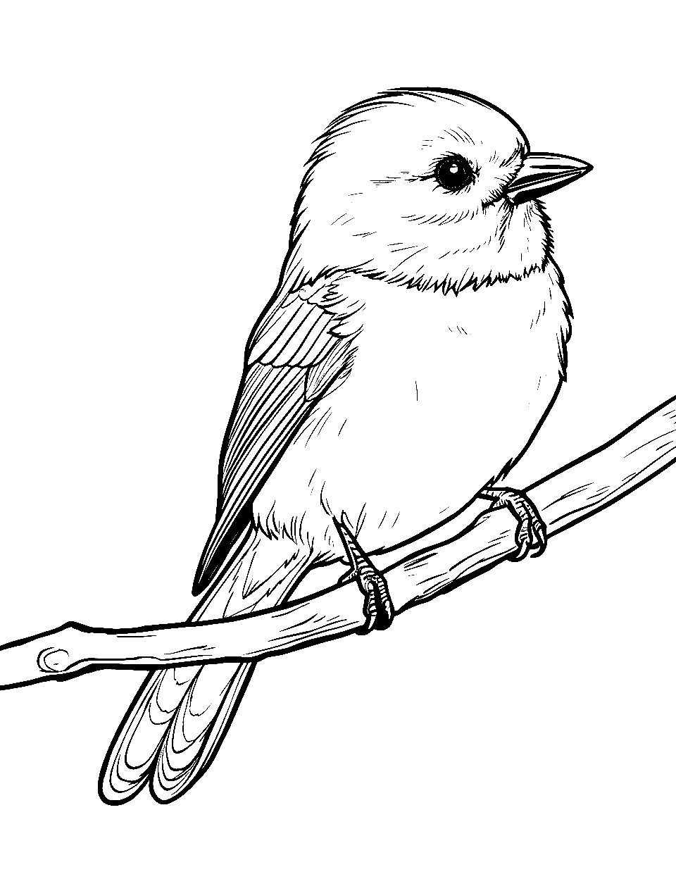 Bird coloring pages free printable sheets