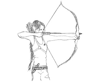 The hunger games coloring page