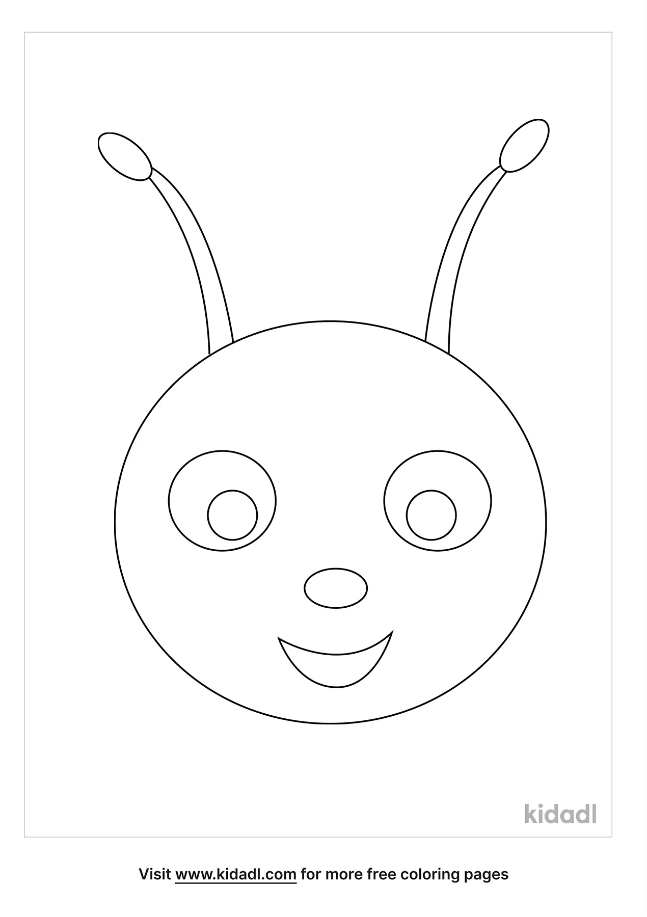 Free caterpillar face coloring page coloring page printables