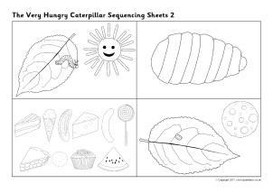 Hungry caterpillar teaching resources story sack printables