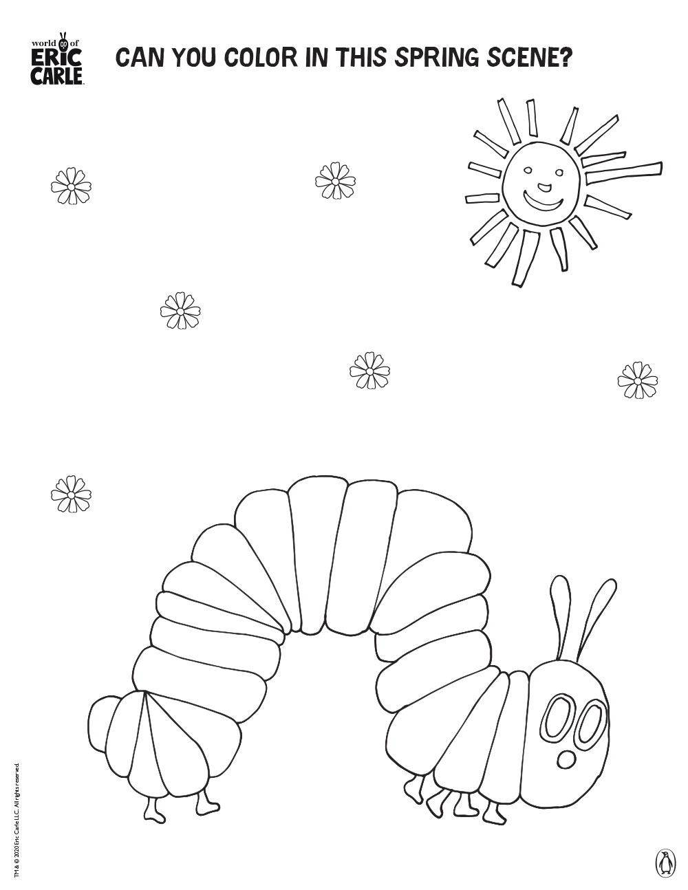 Eric carle printables activities brightly