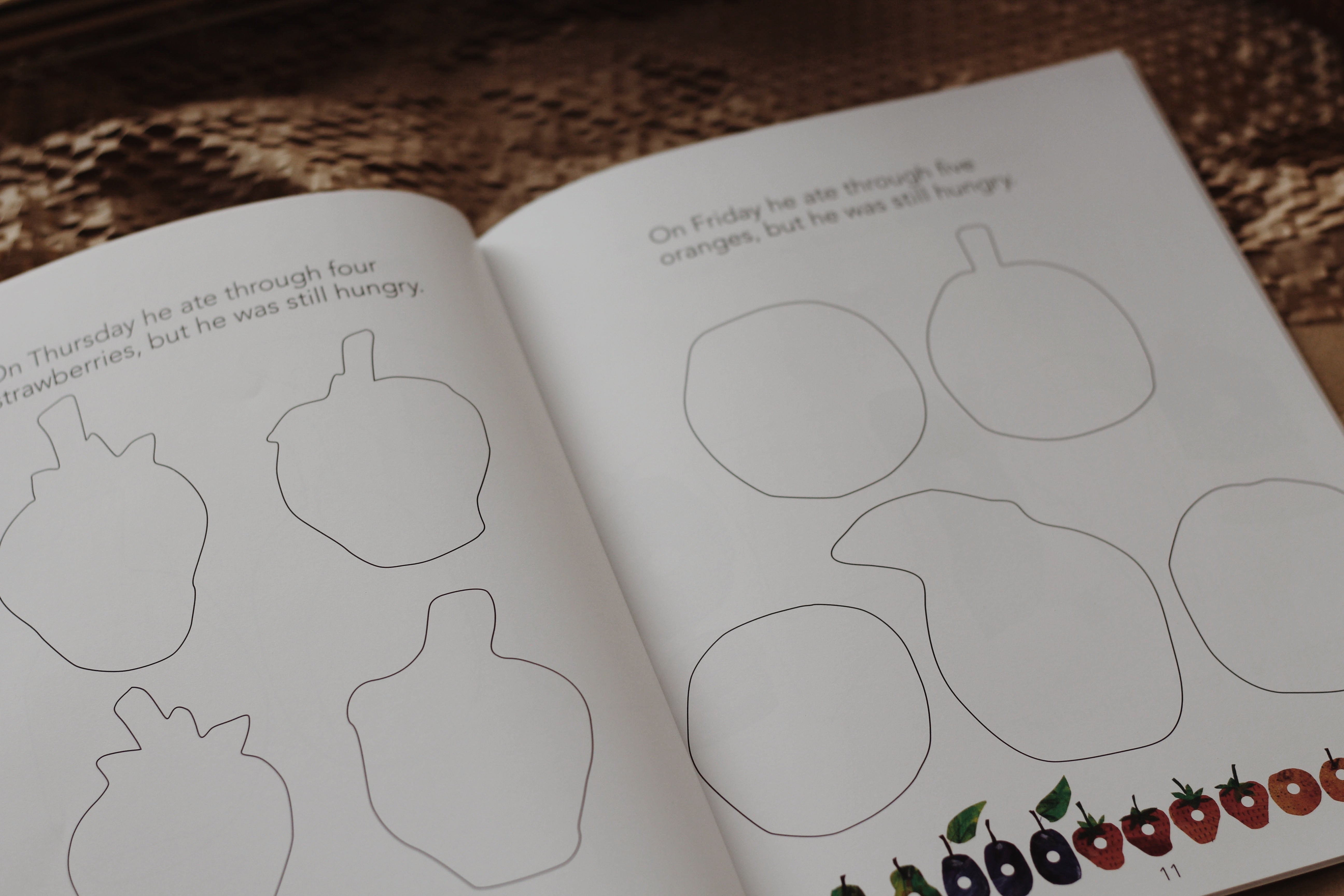 Count with the very hungry caterpillar sticker book â number twelve