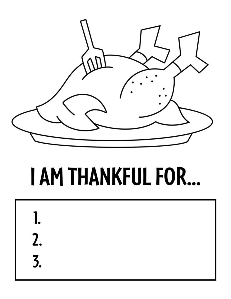 Free thanksgiving coloring pages for kids â the hollydog blog