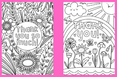 Gratitude coloring pages to practice thankfulness