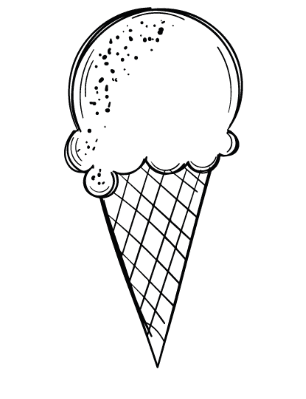 Ice cream coloring pages printable for free download